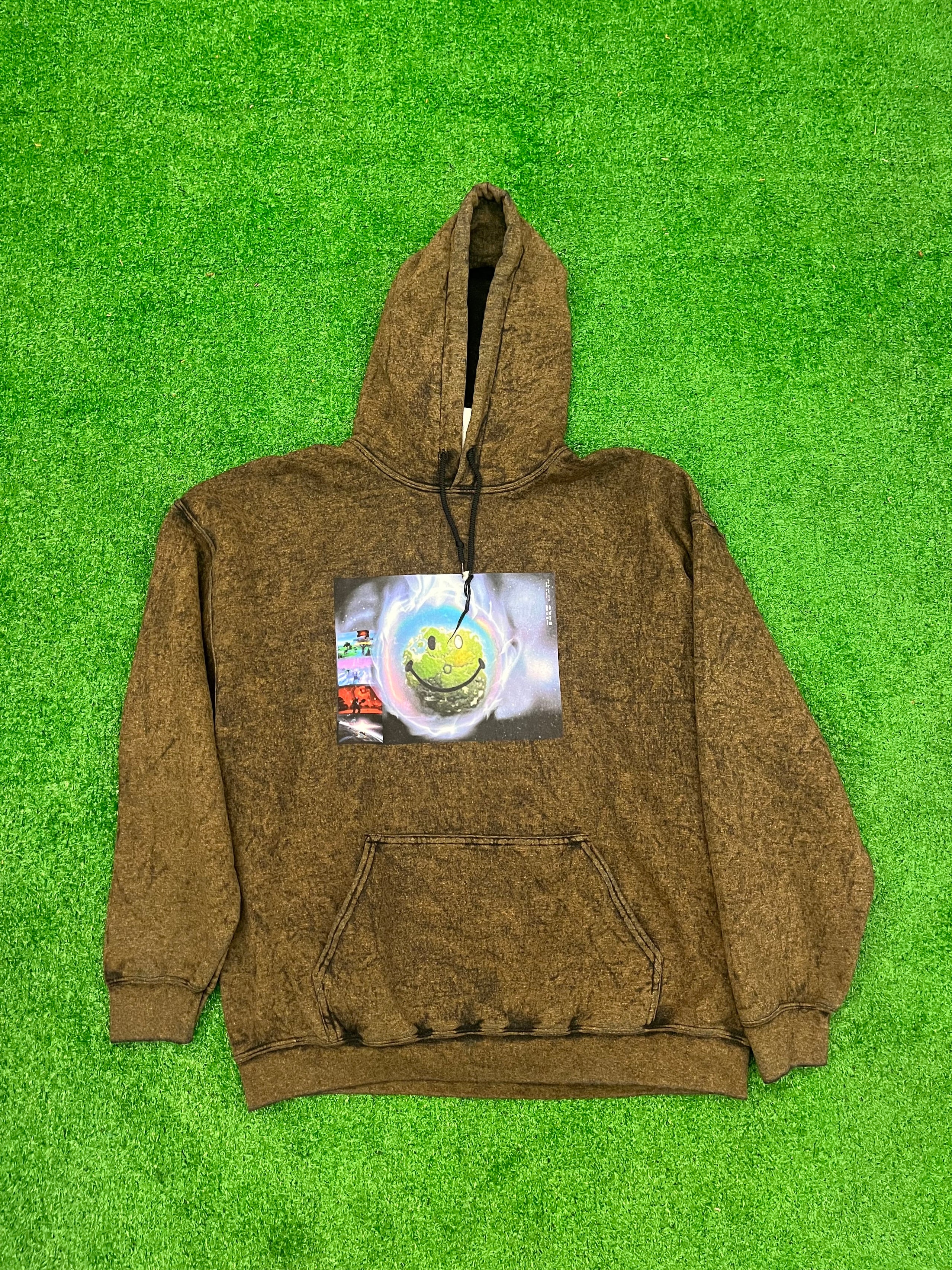 Travis scott world sales event hoodie bleached black